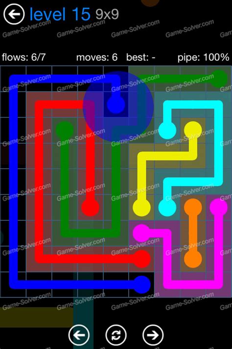 Flow Bonus Pack 9x9 Level 15 • Game Solver.